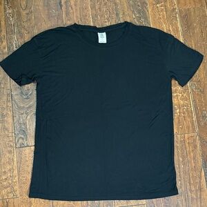 We The Free Oversized Black Short Sleeve Tee Sz L
